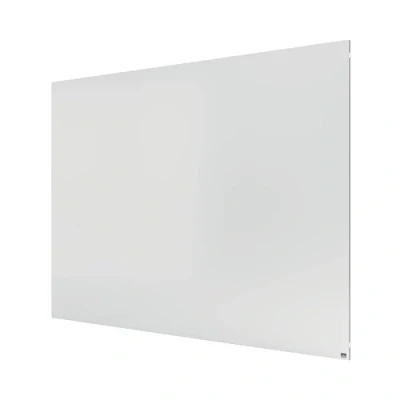 Image of Nobo Infinity Frameless Magnetic Whiteboard, 1200 x 900mm, 120 90cm, UV Cured Steel, Easy Clean White Board, White, 1915715