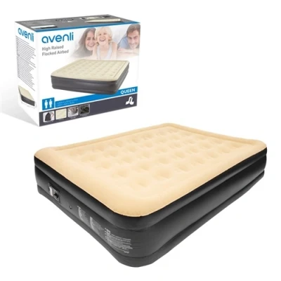 Image of Avenli High Raised Queen Airbed + Built in Pump