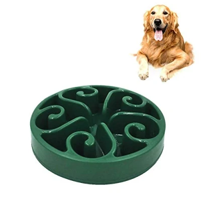 Image of Dog Slow Feeder Bowl,Slow Eating Bowl for Medium Dogs,Pet Fun Puzzle Feed Non Slip Interactive Bloat Stop Food