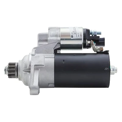 Image of 02Z911023R, 02Z911023RX Starter motor HELLA 8EA 011 611 701 12V 1,7kW 13 79mm VOLKSWAGEN: Passat B6 Variant, Scirocco III, GOLF 6, AUDI: A3 Sportback