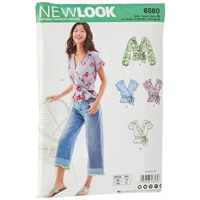 Image of New Look UN6560A Sewing Pattern, Paper, White, Multicolour