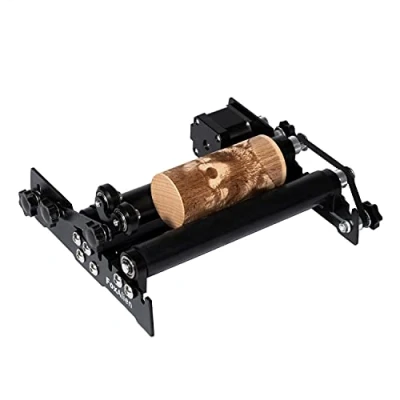 Image of R42 Y axis Rotary Roller Engraving Module for Cylindrical Objects Curved Surface Compatible with FoxAlien Masuter Pro, 3 and 4040 CNC Engraver Machines