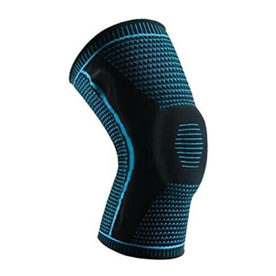 Image of Knee Brace, Compression Sleeve Support with Patella Gel Pads &amp; Side Stabilizers, Medical Grade for Running,Meniscus Tear,Arthritis,Joint Pain Relief (L,1 Blue)