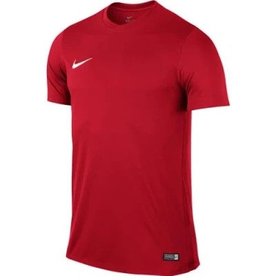 Image of Nike Park VI, Kids Short Sleeved Jersey, Red (University Red/White), X Large