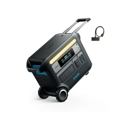 Image of Anker SOLIX F2000 Portable Power Station, PowerHouse 767, 2400W Solar Generator, GaNPrime Battery Generators for Home Use, LiFePO4 Station Outdoor Camping, and RVs (Solar Panel Optional)