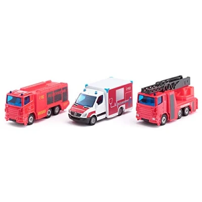 Image of siku 6326, Emergency set, Metal/Plastic, Red/White, Play Movable parts