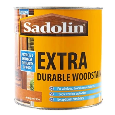 Image of Sadolin Extra Durable Woodstain Antique Pine 1 L