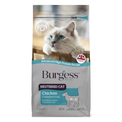 Image of Burgess Cat, Neutered with Chicken, 3 Kg