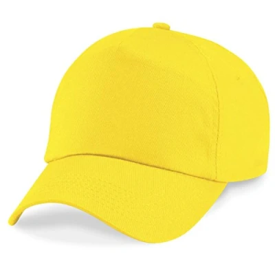 Image of Beechfield Junior Original 5 Panel Cap Yellow, One Size
