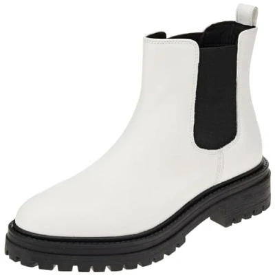 Image of Geox Women&#039;s D Iridea Ankle Boot, White, 7 UK