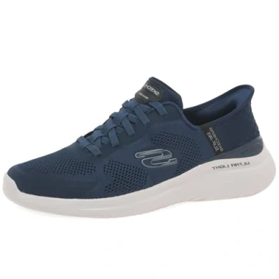 Image of Skechers Mens Bounder 2.0 Trainers Navy UK 9