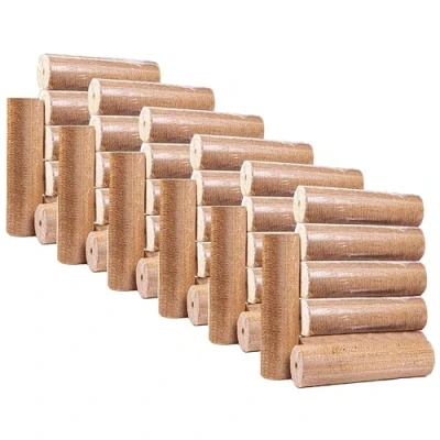 Image of AMOS 100% Natural Dry Oak Wood Heat Logs 30 Less Than 10% Moisture Easy to Light Low Ash Eco Friendly for Open Fire Stove Burner Fuel Chiminea