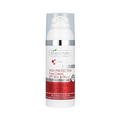 Image of Bielenda Professional Med Technology Post Treatment Care Face Cream SPF 50 50ml