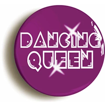 Image of Dancing Queen Fridge Magnet (Circular 2inch / 50mm Diameter)