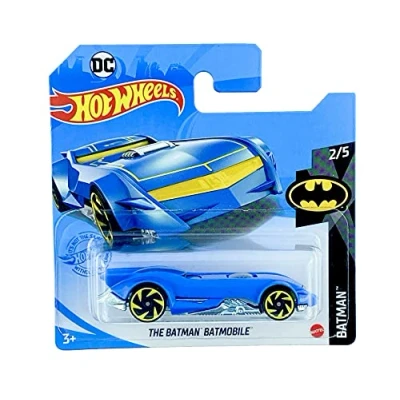 Image of Hot Wheels The Batman Batmobile (Blue) 2/5 2021 56/250 (Short Card) GRX87