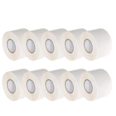 Image of Gocableties White Wide Electrical Tape, 50mm x 33m, 2&quot; Strong Self Adhesive PVC Insulation Tape for Insulating, Repairing and Protecting Wires, 12 Rolls