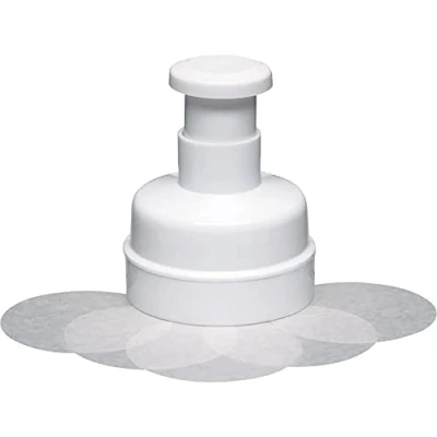 Image of KitchenCraft Quarter Pounder Burger Maker With 100 Wax Discs