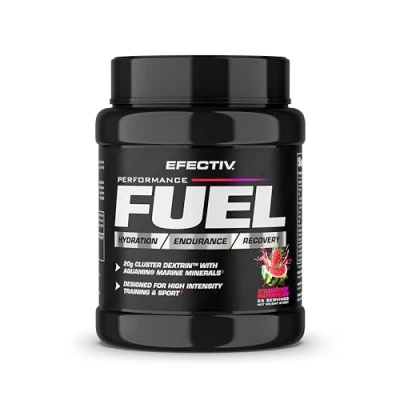 Image of EFECTIV Performance Fuel Strawberry Watermelon Carbohydrate and Electrolyte Energy &amp; Hydration Powder Supports Hydration, Endurance Recovery with Aquamin Added Electrolytes 25 Servings