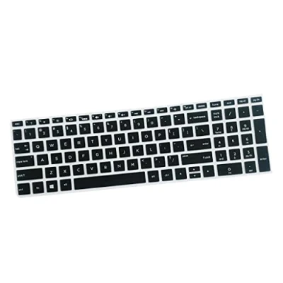 Image of KESOTO Ultra Slim Soft Silicone Laptop Keyboard Skin Protective Cover Shell For HP 15.6 inch BF Black