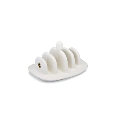 Image of Cooksmart British Designed Ceramic Toast Rack Holder Perfect for Breakfast Racks All Types of Kitchens Bumble Bees