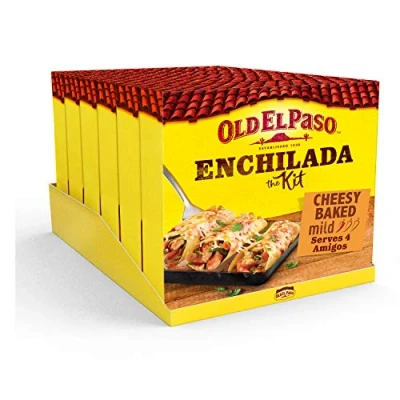 Image of Old El Paso Cheesy Baked Enchilada Kit 663g (Pack of 6)