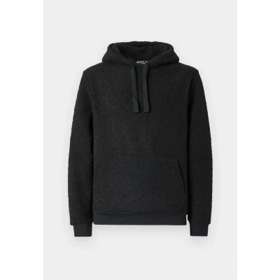 Image of Brave Soul Mens Fleece Hoodie Long Sleeve Pullover Sweatshirt Black Size Small