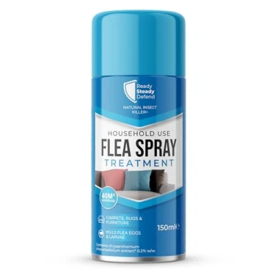 Image of Flea Treatment Spray 150ML Best for the Home, Effective House Long Lasting Killer Instant Control Solution Up to 3 Months Protection