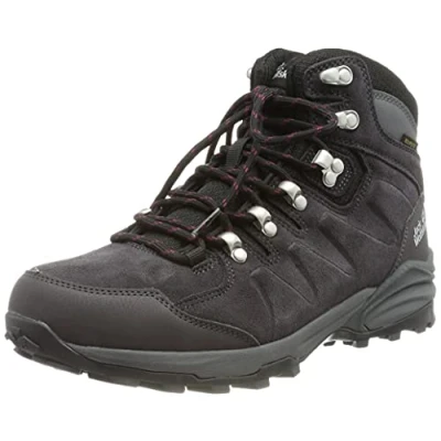 Image of Jack Wolfskin Women&#039;s Refugio Texapore MID W Walking Shoe, Dark Steel Purple, 4 UK