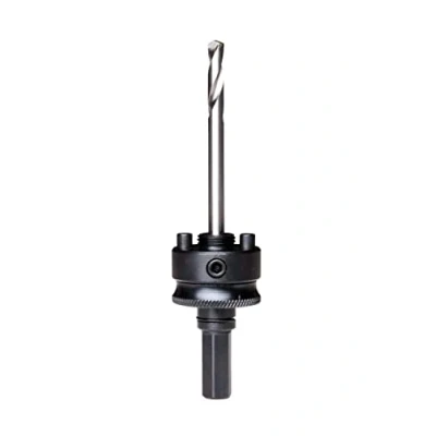 Image of Starrett XA2 1 Hole Saws Arbor Quick Hitch SDS PLUS Shank 11mm (7/16) Hex For 32 210mm Holesaw with Carbide Tipped Pilot Drill Change Mandrel