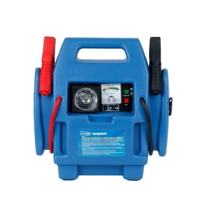 Image of Streetwize SWPP9 Portable Power Pack Emergency Jump Starter with 260 psi Air Compressor, 12V Battery, Booster Cables, LED Work Lights