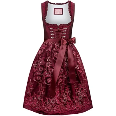 Image of Stockerpoint Women&#039;s Eva Dirndl Special Occasion Dress, red, 6