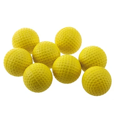 Image of WINOMO 18PCS Practice Golf Balls Soft Dimpled Elastic Indoor Outdoor Training Foam (Yellow)