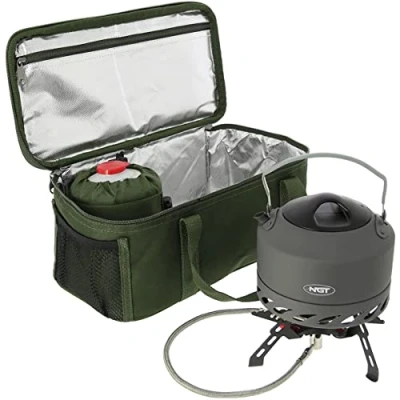Image of NGT Brew Tea Kit Accessory Camping Bag For Stove Cooking Equipment Carp Fishing Tackle