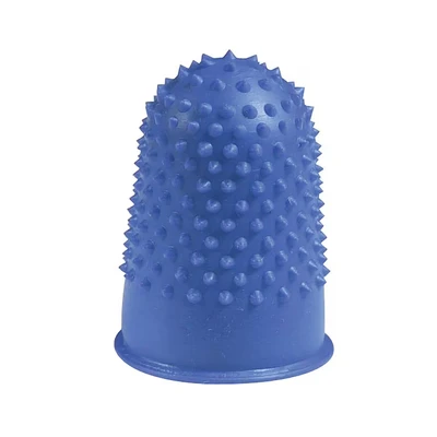Image of Q Connect Thimblettes Size 1 Blue (Pack of 12)
