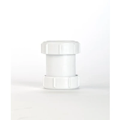 Image of MaKe PRO087 Compression Straight Coupler 32mm, White