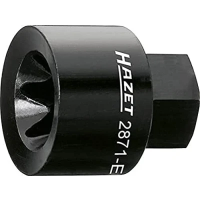 Image of HAZET 2871 E24 39.5 mm E 24 Brake Calliper Torx Profile Socket Multi Colour