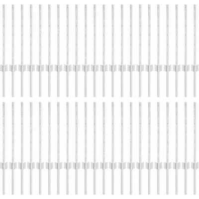Image of vidaXL Fence Posts 44 pcs U Channel Silver 100 cm Steel
