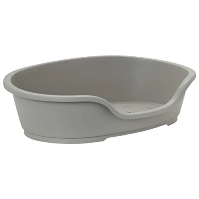 Image of SHARPLES PET 780081 Do Not Disturb Plastic Dog Bed No4 Warm Grey (70cm)
