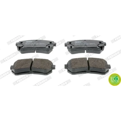 Image of 583022SA30, 583022SA70, 583022YA31 Brake pad set FERODO PREMIER ECO FRICTION FDB4408 with acoustic wear warning without accessories