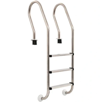 Image of vidaXL Pool Ladder 3 Steps Stainless Steel 304 120 cm