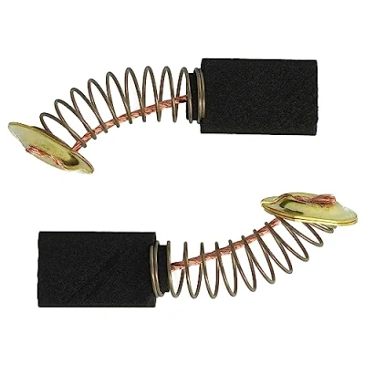 Image of vhbw 2x Carbon Brush 19 x 11 5 mm compatible with Dolmar ES 151, 152 A, 161, 162 171, 172 A power tool/chainsaw