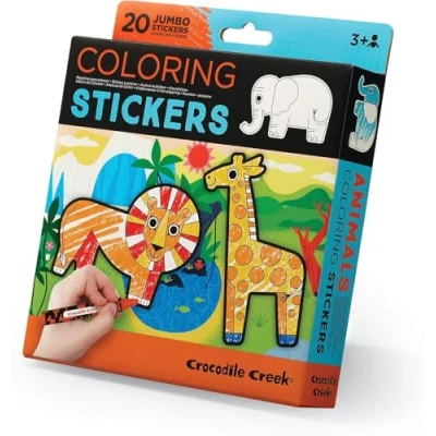 Image of Crocodile Creek Colouring Stickers Animal