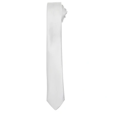 Image of Premier Unisex Adult Slim Tie (Silver) One Size