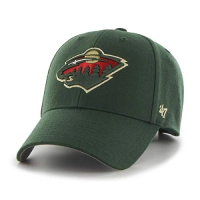 Image of 47 Minnesota Wild Dark Green NHL Most Value P. Cap One Size