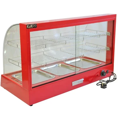 Image of MonsterShop KuKoo 90cm Wide Glass Food Warmer