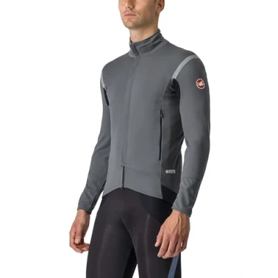 Image of CASTELLI 4522511 048 PERFETTO RoS 2 JKT Jacket Men&#039;s URBAN GRAY/SILVER REFLEX Size S