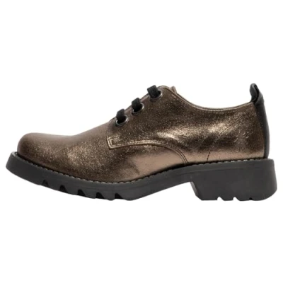 Image of Fly London Women&#039;s RUDA538FLY Moccasin, DK. Gold, 8 UK