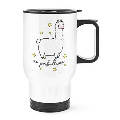 Image of No Prob Llama Travel Mug Cup with Handle