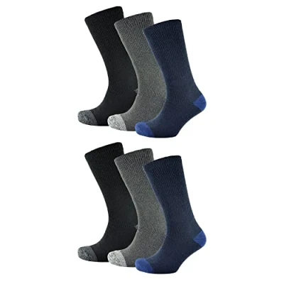 Image of undercover lingerie 6 x Mens Bigfoot Ultimate Cushion Sole Work Socks SK631 11/14