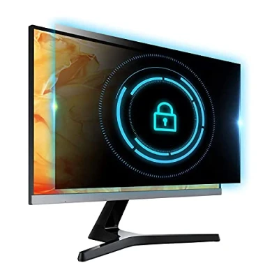 Image of Kinmiee 24 Inch Computer Privacy Screen Filter for 24&quot; 16:9 Aspect Ratio Widescreen Monitor, Anti Spy Glare Blue Light Blocking Protector Film WxH:532mm x 299mm